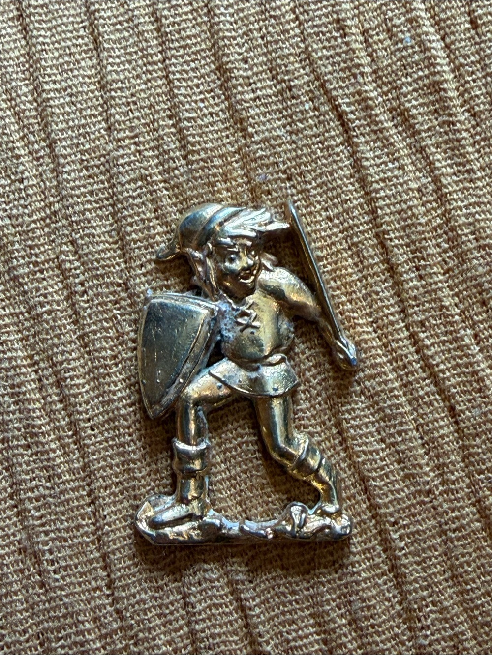 Vintage 1992 Matinox Nintendo Link Metal Feve Legend of Zelda Figure Rare